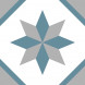 Azulejos adesivos Square Rosácea-1